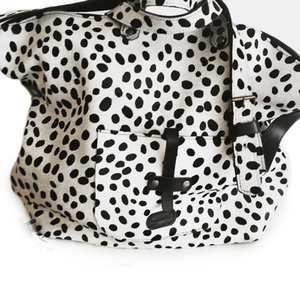 dalmation print bag